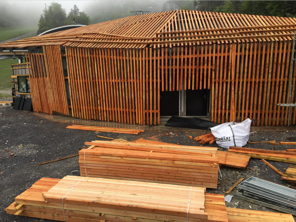 structure maison en bois