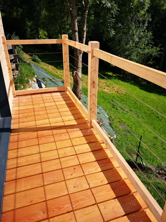 rembarde en bois